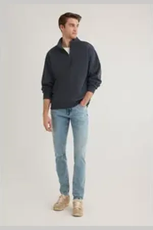 Mavi Troyer HALF ZIP SWEATSHIRT Zip Up Sweatshirt blau XL