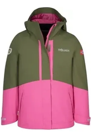 TROLLKIDS 3-in-1-Funktionsjacke Skanden Wasserdicht grün 164