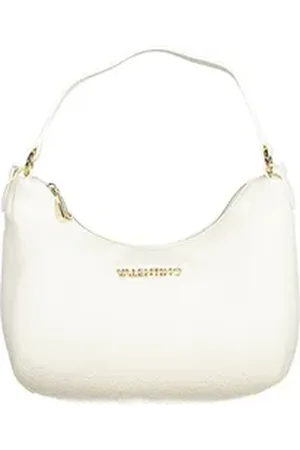 VALENTINO BAGS Umhängetasche, Elegante Damen-Handtasche in Weiß mit vielseitigem Schultergurt, recy