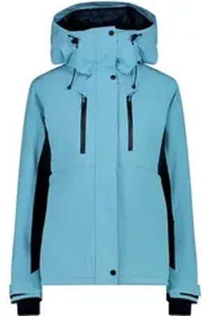 CMP Skijacke Woman Jacket Fix Hood mit Schneefang blau 44