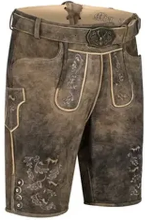 Nübler Trachtenlederhose Lederhose Beneditto in Rum von braun 52