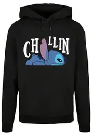 Absolute Cult Kapuzensweatshirt Herren Lilo And Stitch - Chillin Hoody (1-tlg) schwarz XXL