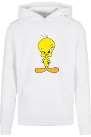 Absolute Cult Kapuzensweatshirt Herren Looney Tunes - Angry Tweety Hoody (1-tlg) weiß XXL