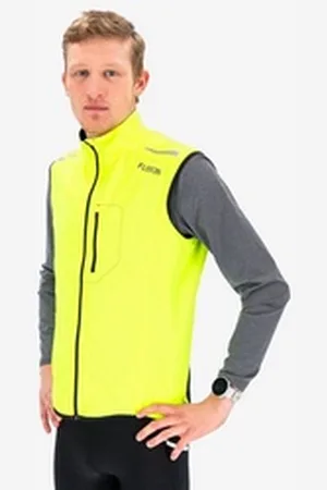 FUSION Laufjacke Mens S1 Vest Herren Laufweste gelb M