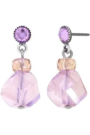 Konplott Paar Ohrstecker : pendelnde Stecker Daily Desire - Brocken rosa