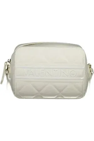 VALENTINO BAGS Umhängetasche, Damen Umhängetasche in Weiß mit Verstellriemen und Kontrastdetails