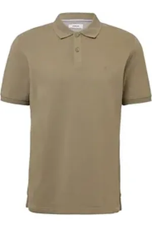 QS by s.Oliver Poloshirt Poloshirt aus Baumwollpiqué kurzarm, Kragen, Knöpfe, Logo 4XL