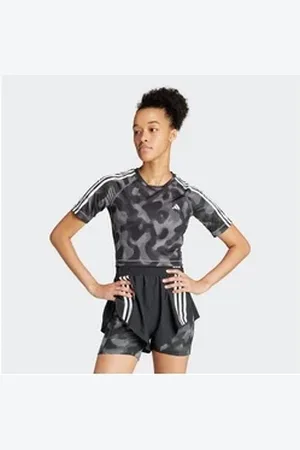 adidas Performance Laufshirt OTR E AOP TEE grau S
