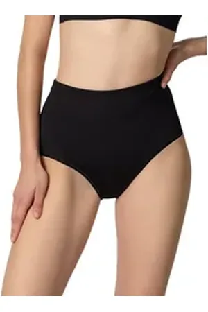 HUBER Miederslip Damen High Waist Slip hautnah Perfect Shape (Stück, 1-St) recyceltes Material schwarz 48