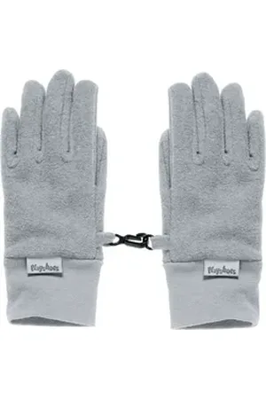 Playshoes Fäustlinge Finger-Handschuh Fleece, Größe: 2, Farbe: grau grau