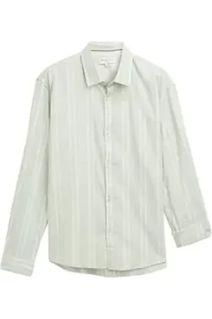 TOM TAILOR Denim Langarmhemd relaxed striped shirt XL