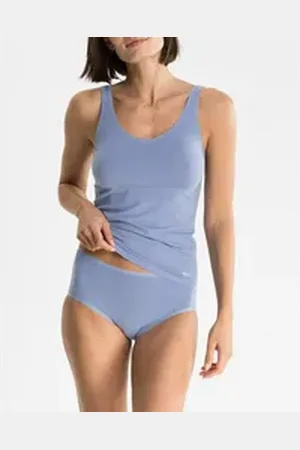 Speidel Unterhemd Traegerhemd soft feeling blau 40