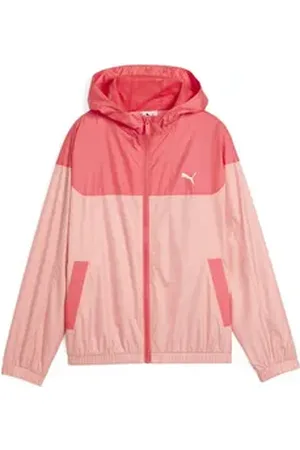 PUMA Windbreaker Windjacke mit Meshfutter Jugendliche rosa 116