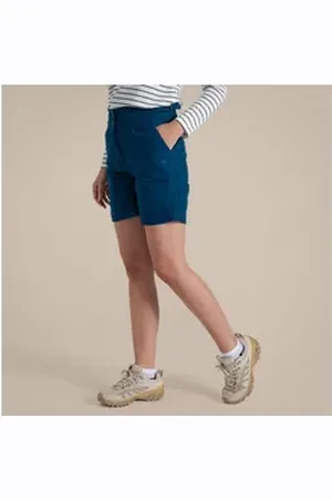 Craghoppers Trainingstights - Damen Araby Short kurze Hosen, blue