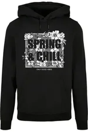 Merchcode Kapuzensweatshirt Herren Spring And Chill Basic Hoody (1-tlg) schwarz XXL