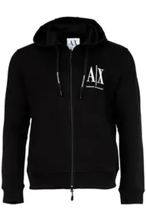 Giorgio Armani ARMANI EXCHANGE Sweatshirt Herren Sweatjacke Baumwolle schwarz L