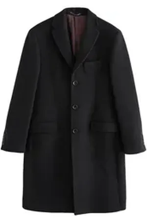 Next Caban Signature weicher Epsommantel mit hohem Wollanteil (1-tlg) schwarz XXL