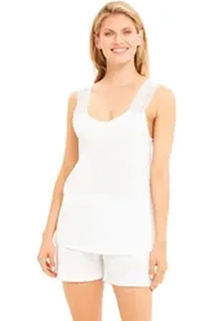 Rösch Pyjama 1243150 weiß 46
