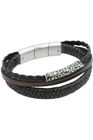 Firetti Armband Schmuck Geschenk Armschmuck Armkette, Made in Germany grau|schwarz