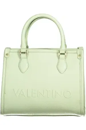 VALENTINO BAGS Umhängetasche, Damen Handtasche Grün: 2 Henkel, Schulterriemen, recycelt, elegant