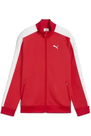 PUMA Sweatjacke T7 ALWAYS ON Trainingsjacke Jungen rot 140