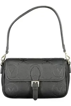 VALENTINO BAGS Umhängetasche, Schwarze Damenhandtasche mit verstellbaren Riemen und Recyclingmateria