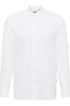 Mustang Langarmhemd Herren Style Yuma weiß XL