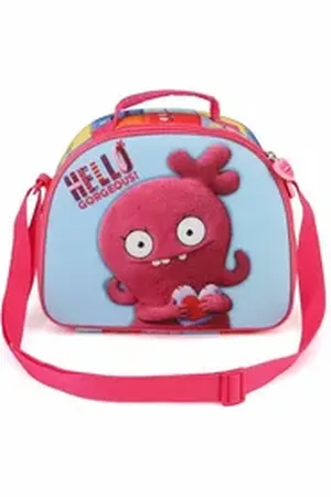 KARACTERMANIA Umhängetasche Ugly Dolls Vorschultasche Frühstückstasche Kindergartentasche, Isolierende Innenauskleidung bunt