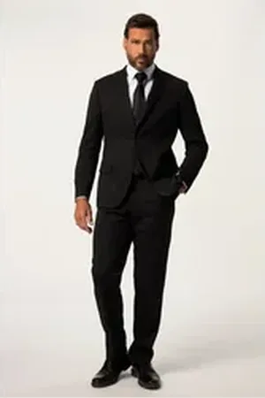 JP 1880 Anzug JP Fashion Anzug KONAN Business FLEXNAMIC® schwarz 31
