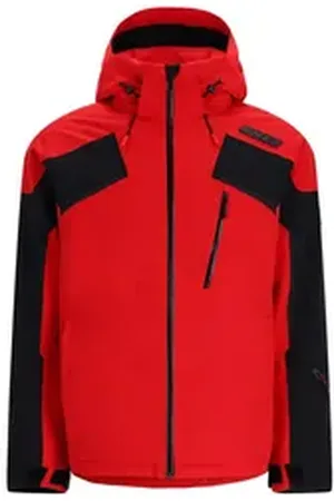 Spyder Skijacke Herren Skijacke LEADER (1-St) rot|weiß L