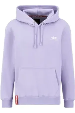 Alpha Industries Hoodie Men - Hoodies Basic Hoodie Small Logo lila M