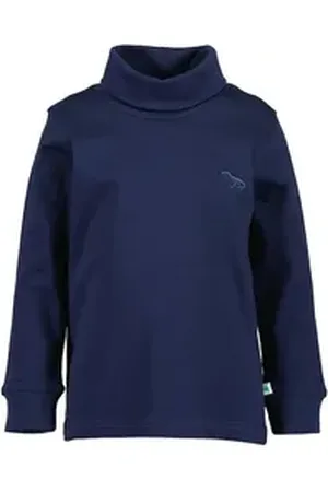 Blue Seven Rollkragenshirt Basic Langarmshirt Rollkragen ultramarin blau (1-tlg) blau