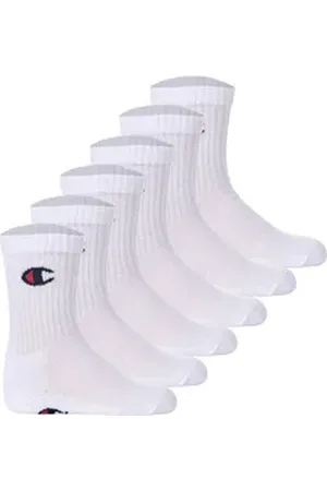 Champion Freizeitsocken Unisex Socken 6er Pack Baumwollmischung (Packung, 6er Pack) grau|weiß 27-30