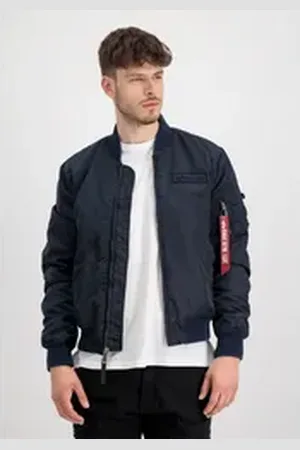 Alpha Industries Bomberjacke Men - Bomber Jackets MA-1 VF Authentic Overdyed blau 3 XL