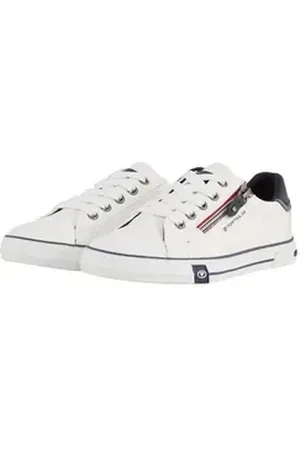 TOM TAILOR Sneaker mit dekorativem seitlichem Reißverschluss Sneaker (1-tlg) weiß 32 EU