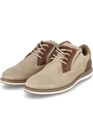 Bullboxer Halbschuhe Schnürschuh beige 42 EU