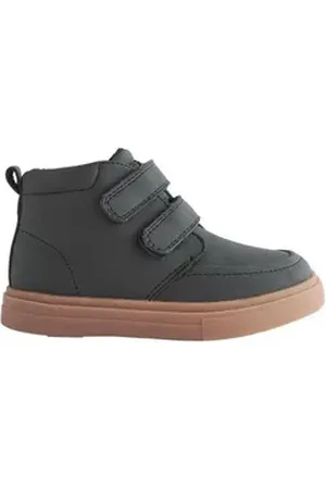 Next Stiefel mit warmem Futter und Klettverschluss Stiefelette (1-tlg) schwarz 23,5 EU