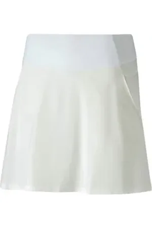 PUMA Skort Golf Skort PWRSHAPE Solid Weiß Damen XL/L