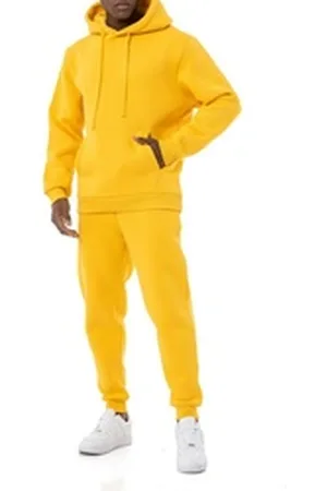 Redbridge Jogginganzug Heavy Cotton Premium Qualität (2-tlg) gelb S