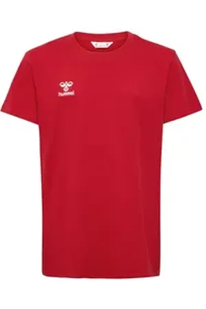Hummel T-Shirt Kinder T-Shirt hmlGO 2.0 Cotton s/s 224829 rot 128