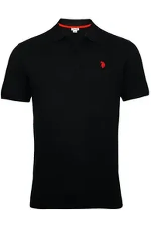 U.S. Polo Assn. U.S. Polo Assn Poloshirt Poloshirt Basic Kurzarmshirt (1-tlg., 1) schwarz 3XL