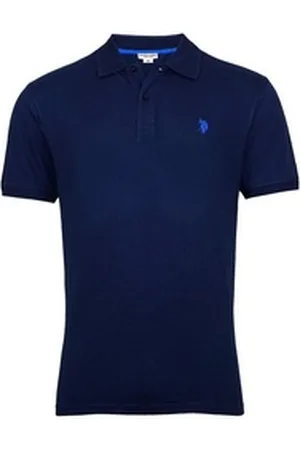U.S. Polo Assn. U.S. Polo Assn Poloshirt Poloshirt Basic Kurzarmshirt (1-tlg., 1) blau XXL