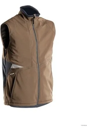Dassy Softshellweste Fusion (1-tlg) braun|grau 3XL