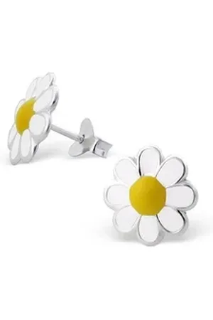 Bungsa Ohrring-Set Ohrstecker Blumen aus 925 Silber Kinder (1 Paar (2 Stück), 2-tlg), Ohrschmuck Ohrringe silberfarben