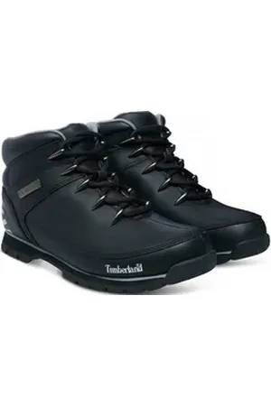 Timberland EURO SPRINTMID LACE UP BOOT Schnürboots Winterstiefel, Schnürstiefel, Winterschuhe schwarz 45 EU