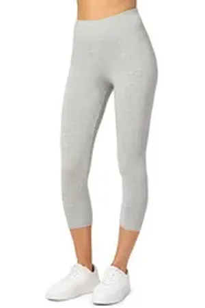 Merry Style Leggings Damen Caprihose 3/4 Hose MS10-144 (1-tlg) aus Viskose grau 4XL