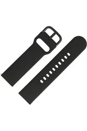 MARBURGER Uhrenarmband 20mm Silikon Fitness Smartwatch XS Extra Kurz Schwarz schwarz