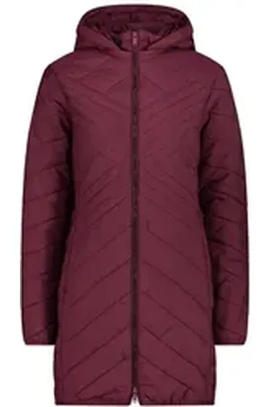 CMP Wintermantel Damen Parka Woman Parka Snaps Hood 32K3066M rot 40