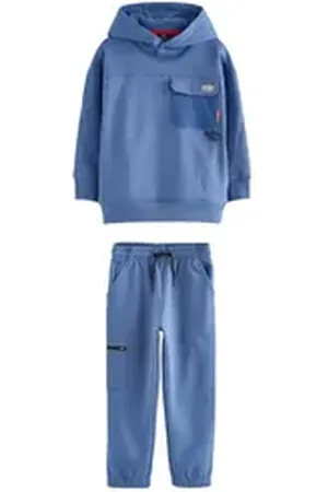 Next Jogginganzug Utility-Hoodie und Jogginghose im Set (2-tlg) blau 146 (11 J.)