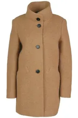 Fuchs Schmitt Langmantel Damen Mantel mit Stehkragen braun 46